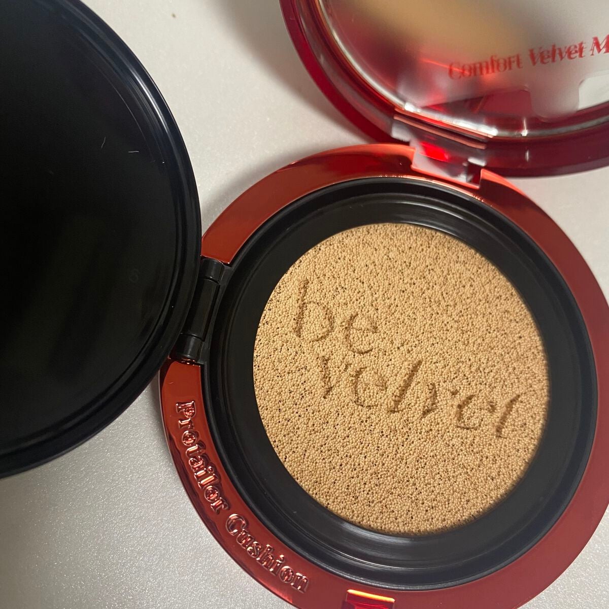 プロテーラービーベルベットカバークッション/espoir/クッションファンデーションを使ったクチコミ(2枚目)