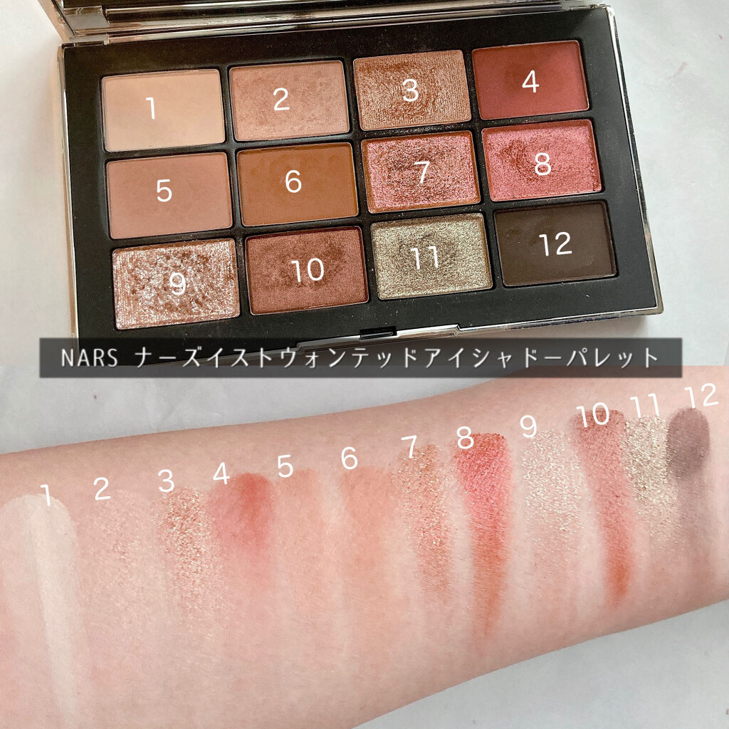 ナーズイスト ウォンテッド アイシャドーパレット/NARS/アイシャドウパレットを使ったクチコミ（2枚目）