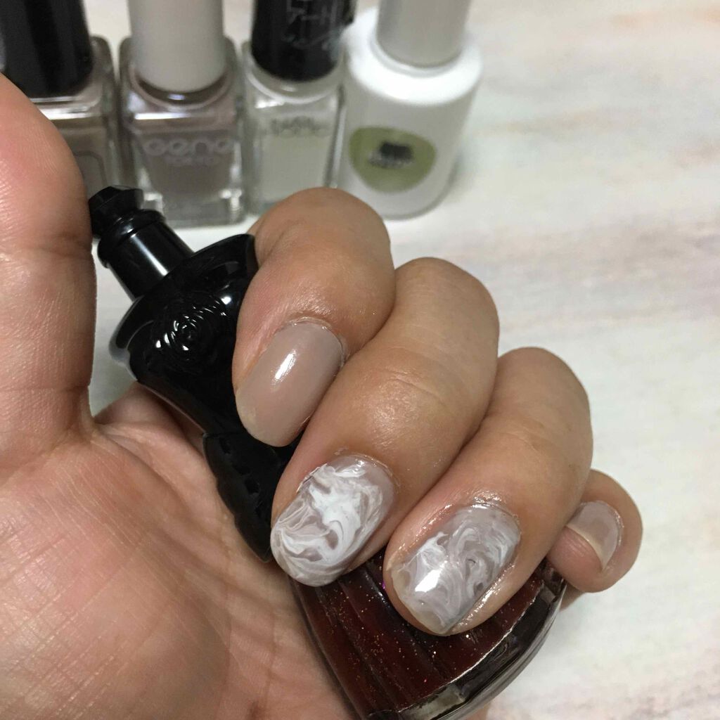 カラーベースコート ゼロ/uka/オールインワンネイルを使ったクチコミ(2枚目)