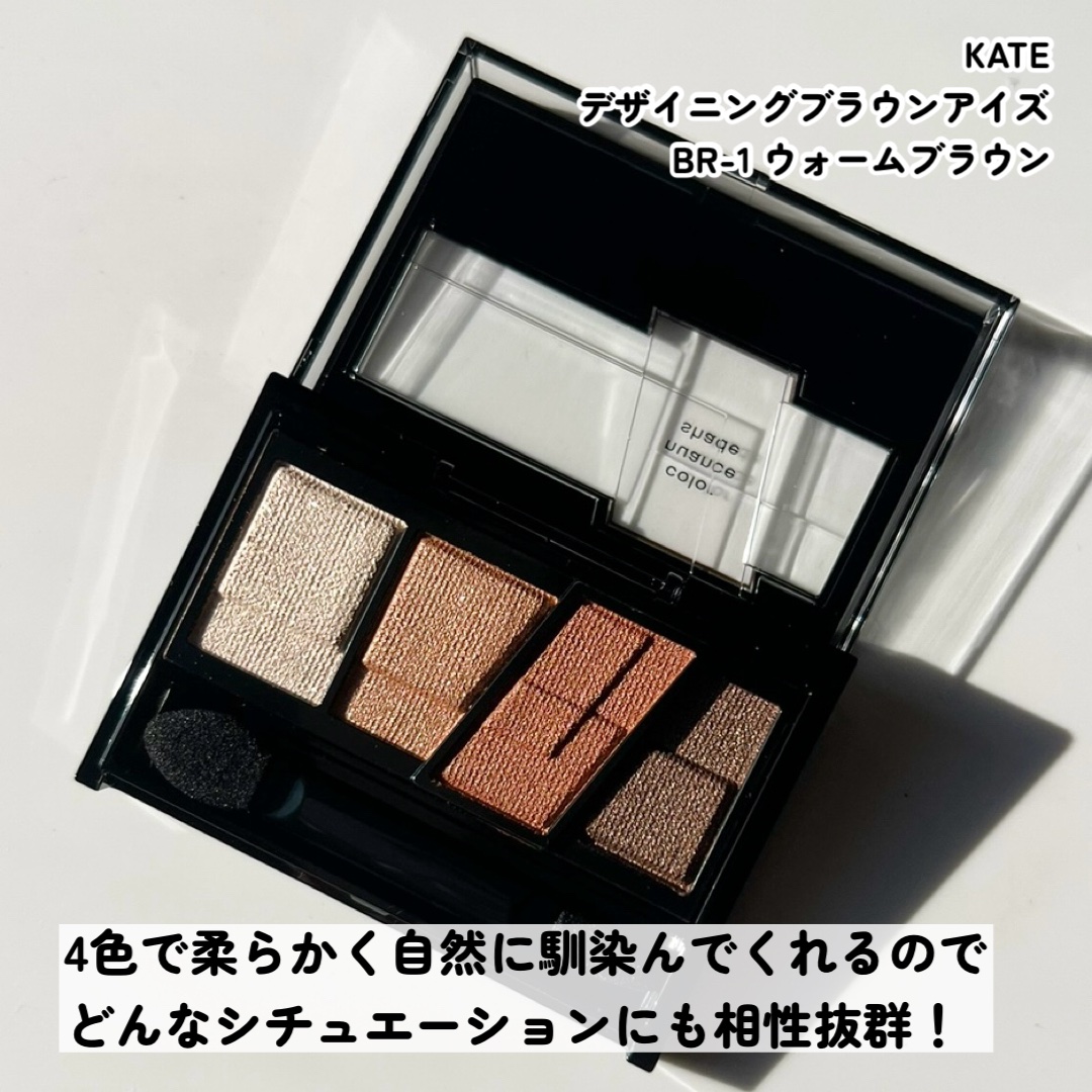 デザイニングブラウンアイズ/KATE/アイシャドウパレットを使ったクチコミ（3枚目）