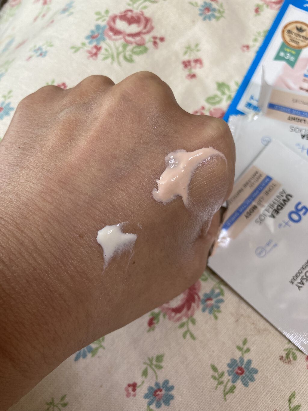 UVイデア XL プロテクショントーンアップ/ラ ロッシュ ポゼ/日焼け止めクリームを使ったクチコミ（3枚目）