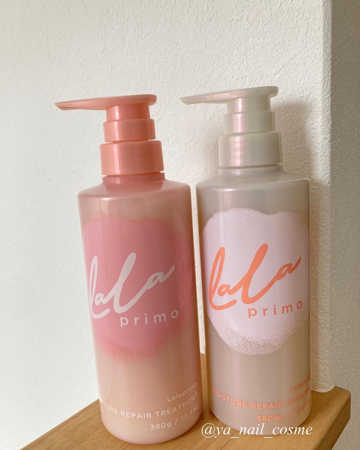 ララプリモ モイスチャーリペア シャンプー／トリートメント/ララプリモ /市販シャンプーを使ったクチコミ（1枚目）