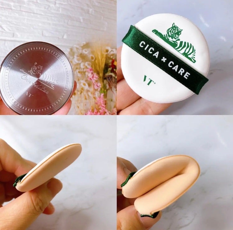 CICA エアリーフィットカバークッション/VT/クッションファンデーションを使ったクチコミ(4枚目)