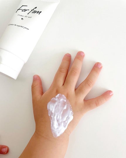 アウトドアUVミルク/For fam/日焼け止めミルクを使ったクチコミ(4枚目)