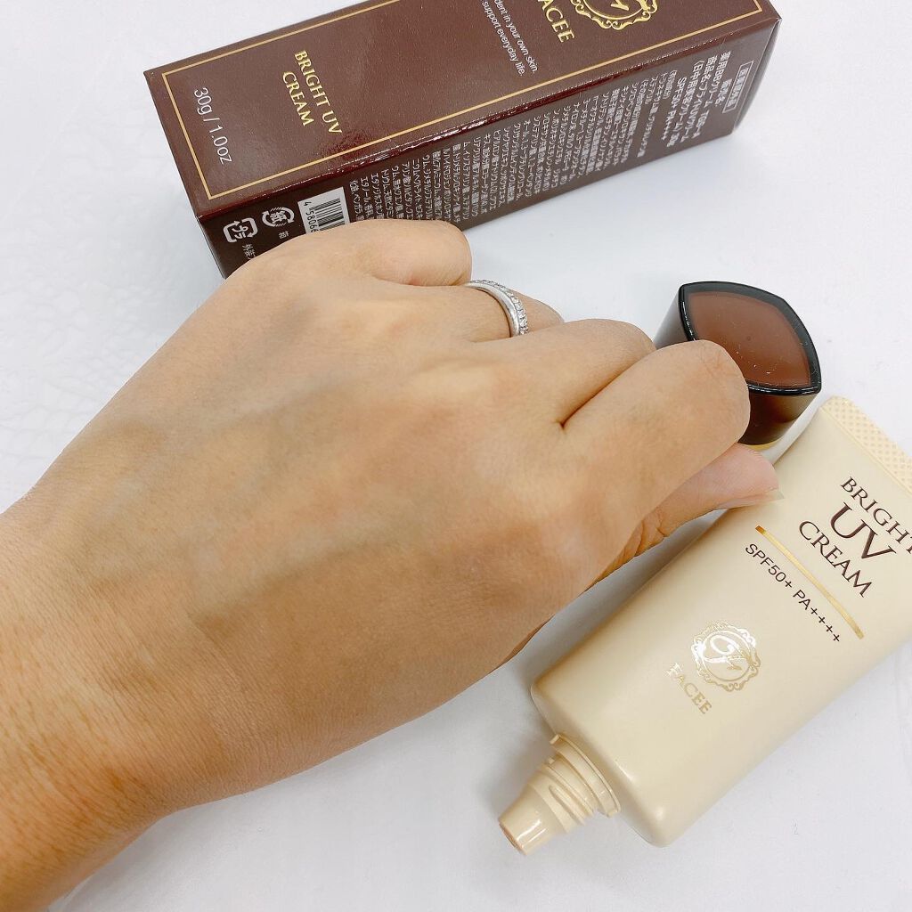 ブライトUVクリーム/Facee/日焼け止めクリームを使ったクチコミ(5枚目)