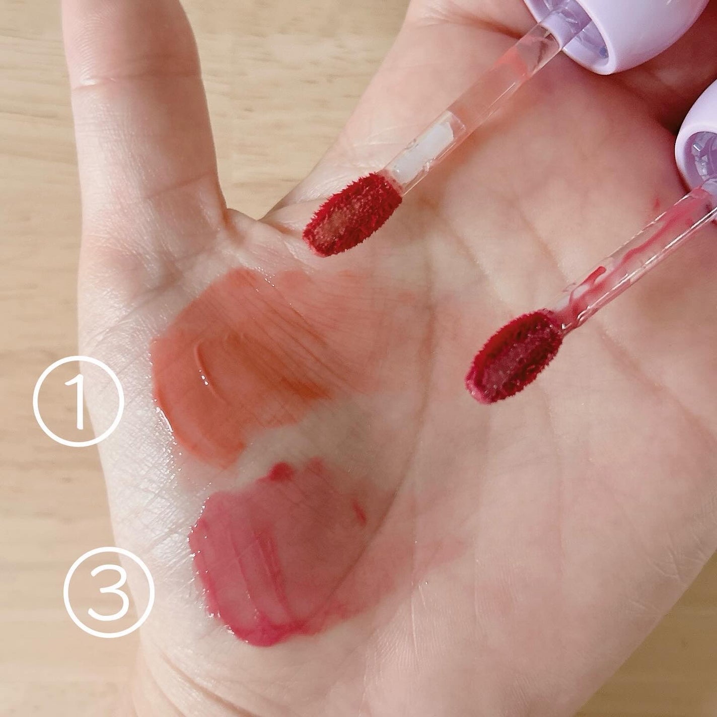 teo and the Milky Dotom Tint/タオアンダー/リップグロスを使ったクチコミ(4枚目)