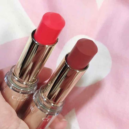 ラスティンググロスリップ/CEZANNE/口紅を使ったクチコミ(3枚目)