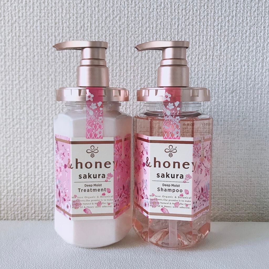 サクラ ディープモイスト シャンプー1.0/ヘアトリートメント2.0/&honey/シャンプー・コンディショナーを使ったクチコミ(3枚目)