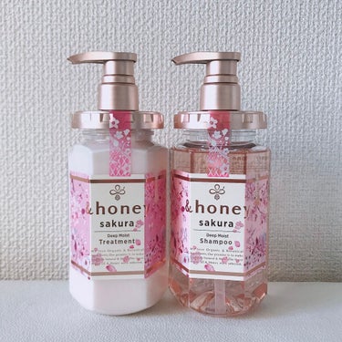 サクラ ディープモイスト シャンプー1.0/ヘアトリートメント2.0/&honey/シャンプー・コンディショナーを使ったクチコミ（3枚目）