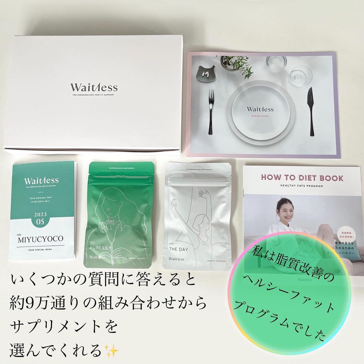 Waitlessパーソナライズサプリ|Spartyの口コミ - 𓊆Sparty Waitless