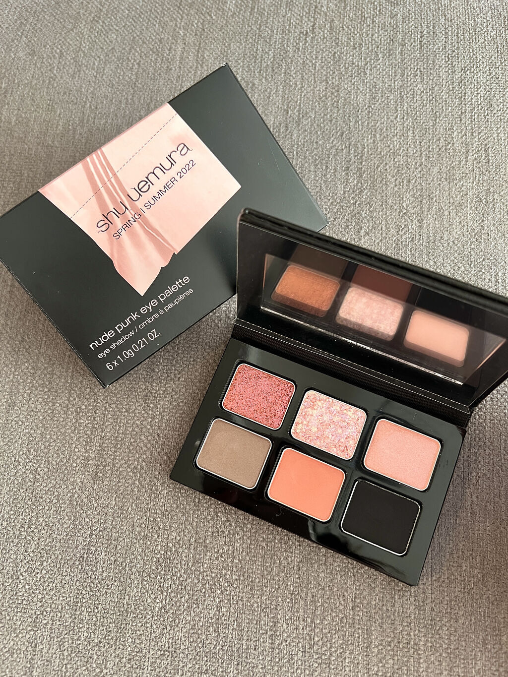 スプリング/サマー コレクション 限定アイパレット2種 ヌードパンク アイパレット/shu uemura/アイシャドウパレットを使ったクチコミ（3枚目）