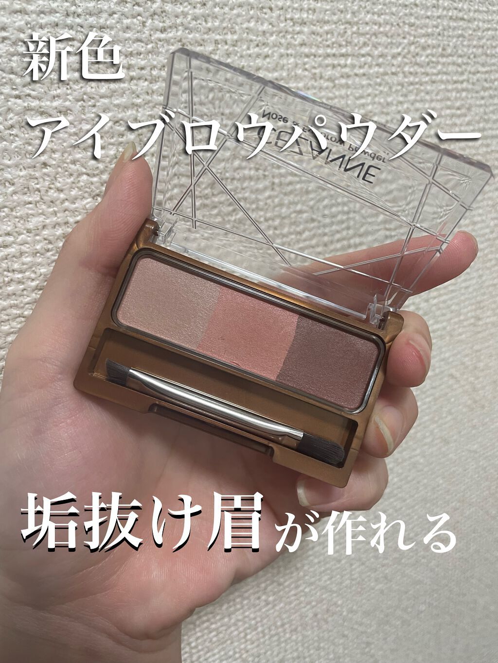 ノーズ＆アイブロウパウダー/CEZANNE/パウダーアイブロウを使ったクチコミ（1枚目）