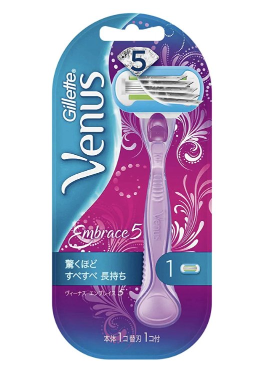 ヴィーナス エンブレイス5/Gillette Venus/ボディグッズを使ったクチコミ（1枚目）