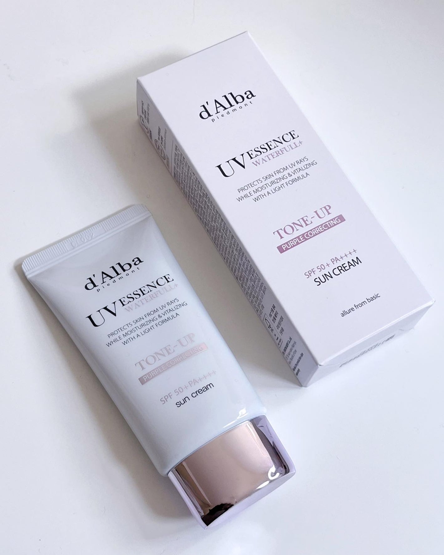 ダルバ ウォータフル トーンアップ サンクリーム(パープル)/ダルバ/日焼け止めクリームを使ったクチコミ(1枚目)