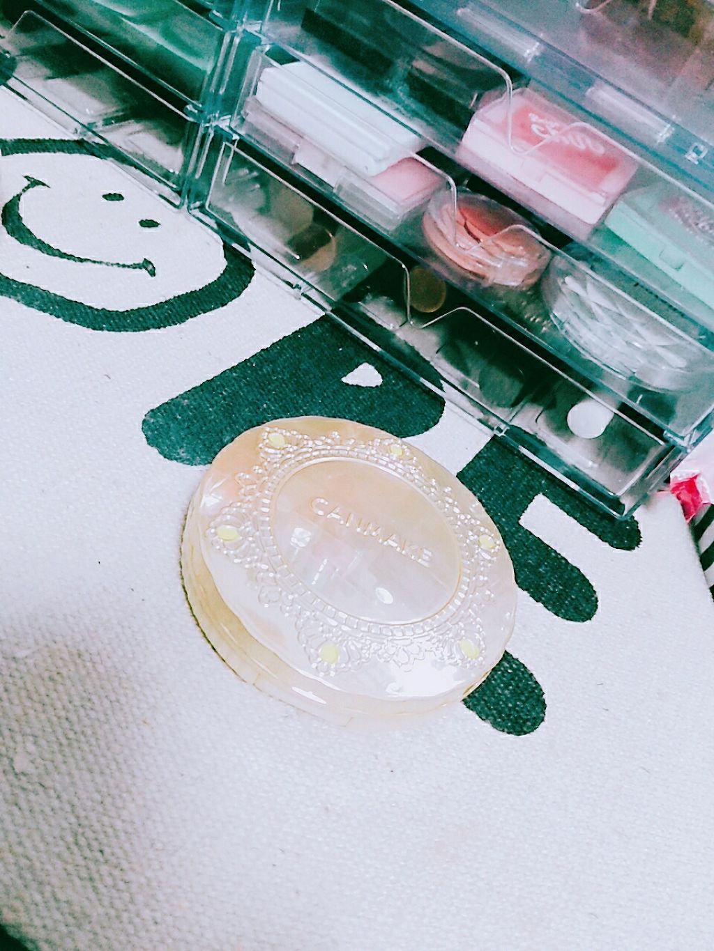 【旧品】マシュマロフィニッシュパウダー/キャンメイク/プレストパウダーを使ったクチコミ（1枚目）