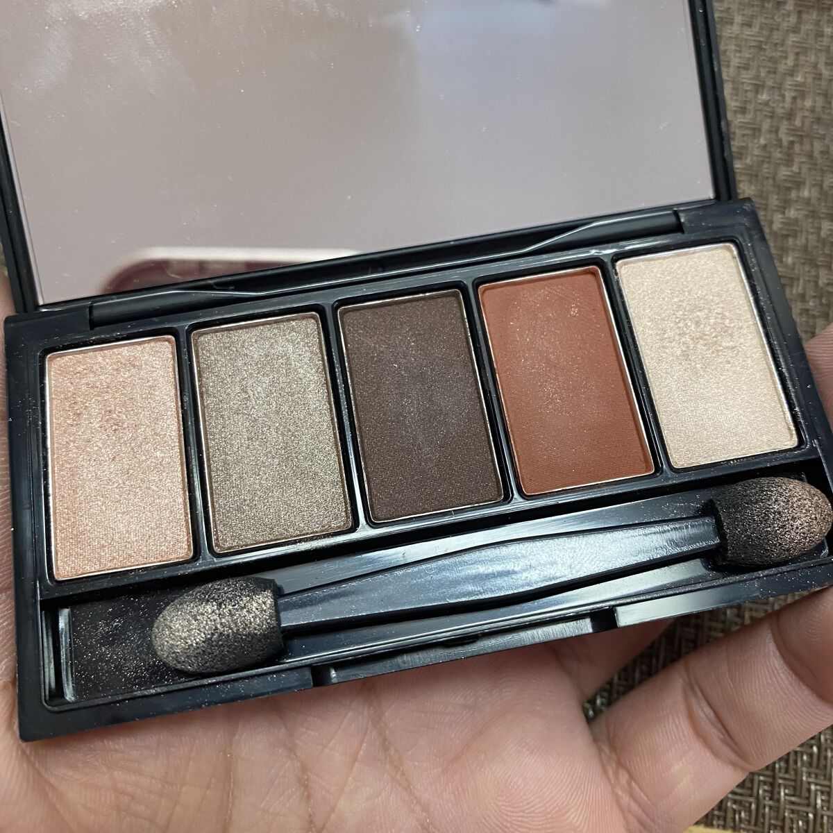 5カラーズアイシャドウ 01サンドシー/Witch's Pouch/アイシャドウパレットを使ったクチコミ（3枚目）