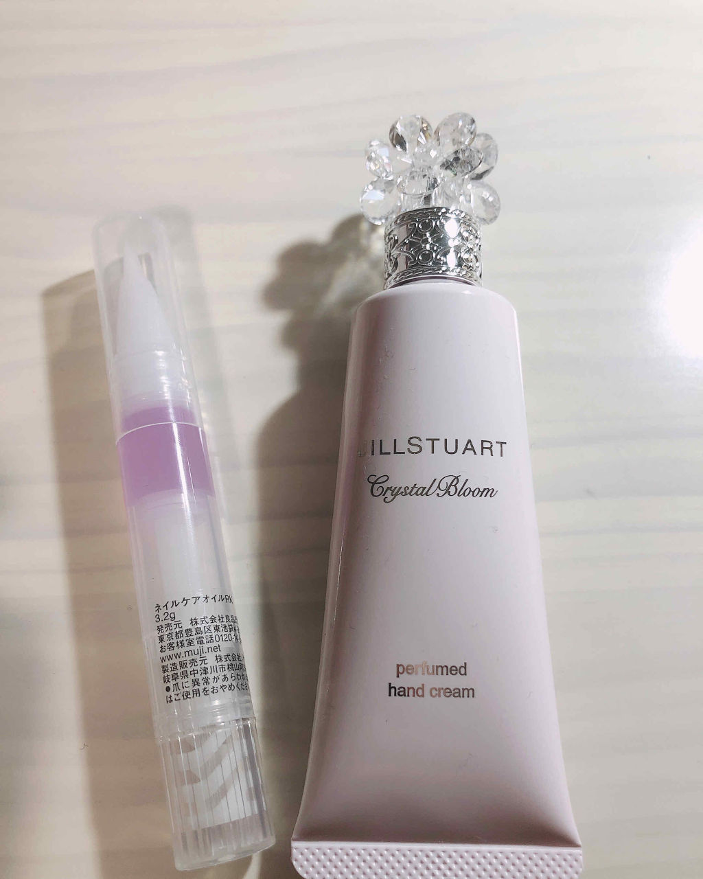 クリスタルブルーム パフュームド ハンドクリーム/JILL STUART/ハンドクリームを使ったクチコミ（2枚目）
