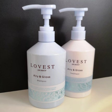 エアリーアンドグロス シャンプー/トリートメント /LOVEST by air Salon Quality Hair Care/市販シャンプーを使ったクチコミ(3枚目)