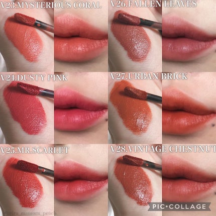 ノワール イン ザ ベルベットティント/MERZY/リップティントを使ったクチコミ(3枚目)