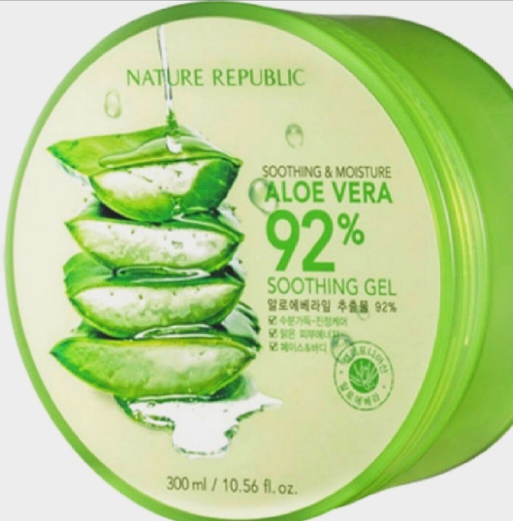 マイルド＆モイスチャーアロエジェル/ネイチャーリパブリック/ボディローションを使ったクチコミ（2枚目）