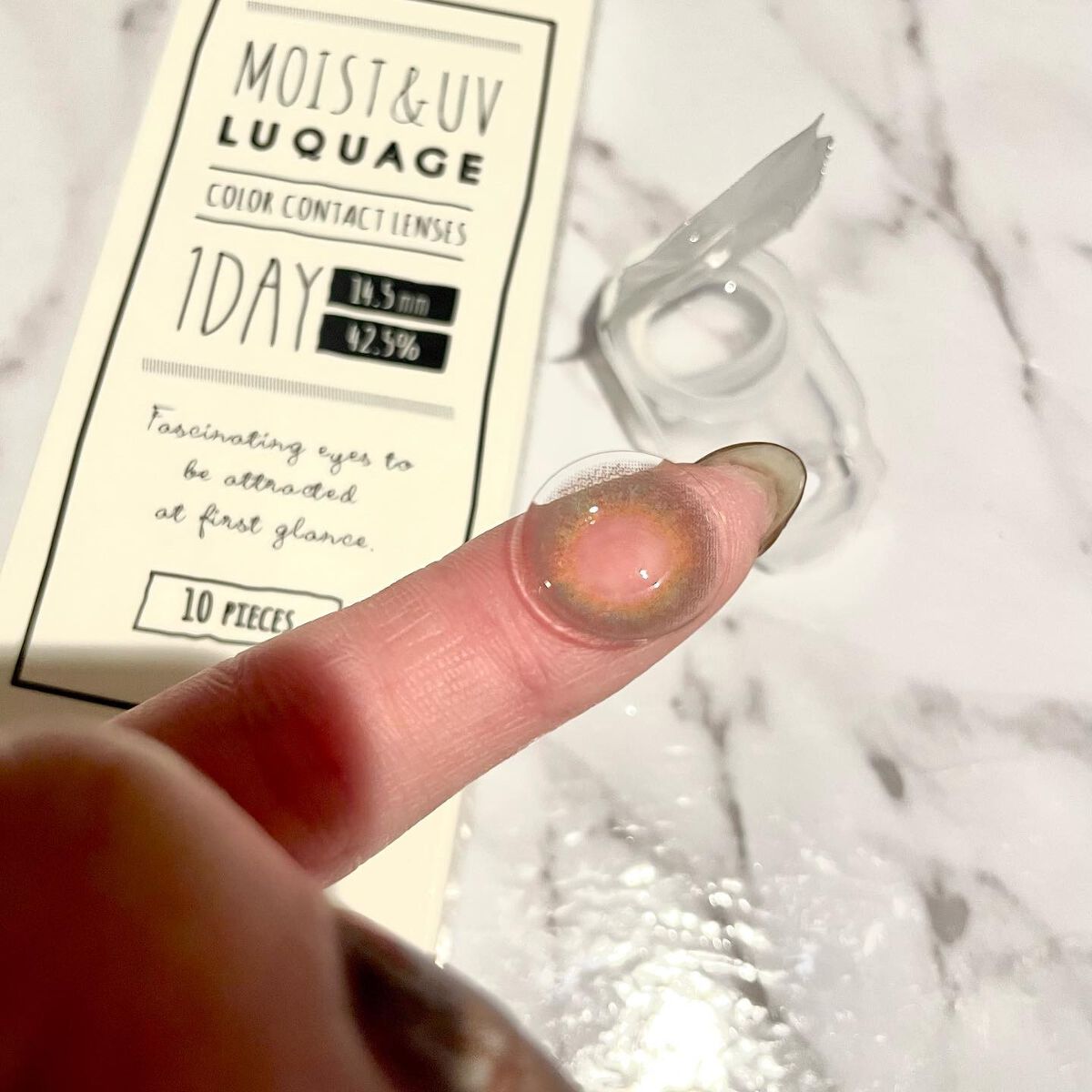 エバーカラーワンデー ルクアージュ/エバーカラー/ワンデー（１DAY）カラコンを使ったクチコミ（3枚目）