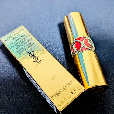 
YVES SAINT LAURENT BEAUTE
ルージュ ヴォリュプテ シャイン
No.122 バーント ゼリージュ

パケで大優勝なのに使い心地も最高すぎる( ߹ᯅ߹ )‪🩷
落ち着いたレッドブ