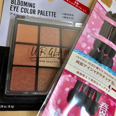 UR GLAM　BLOOMING EYE COLOR PALETTE/U R GLAM/パウダーアイシャドウを使ったクチコミ（4枚目）