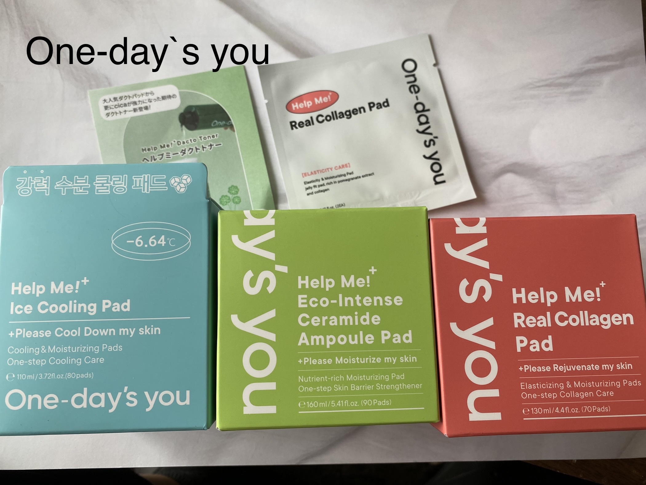 ヘルプミー! エコインテンスセラミドアンプルパッド(90枚)/One-day's you/トナーパッドを使ったクチコミ（1枚目）