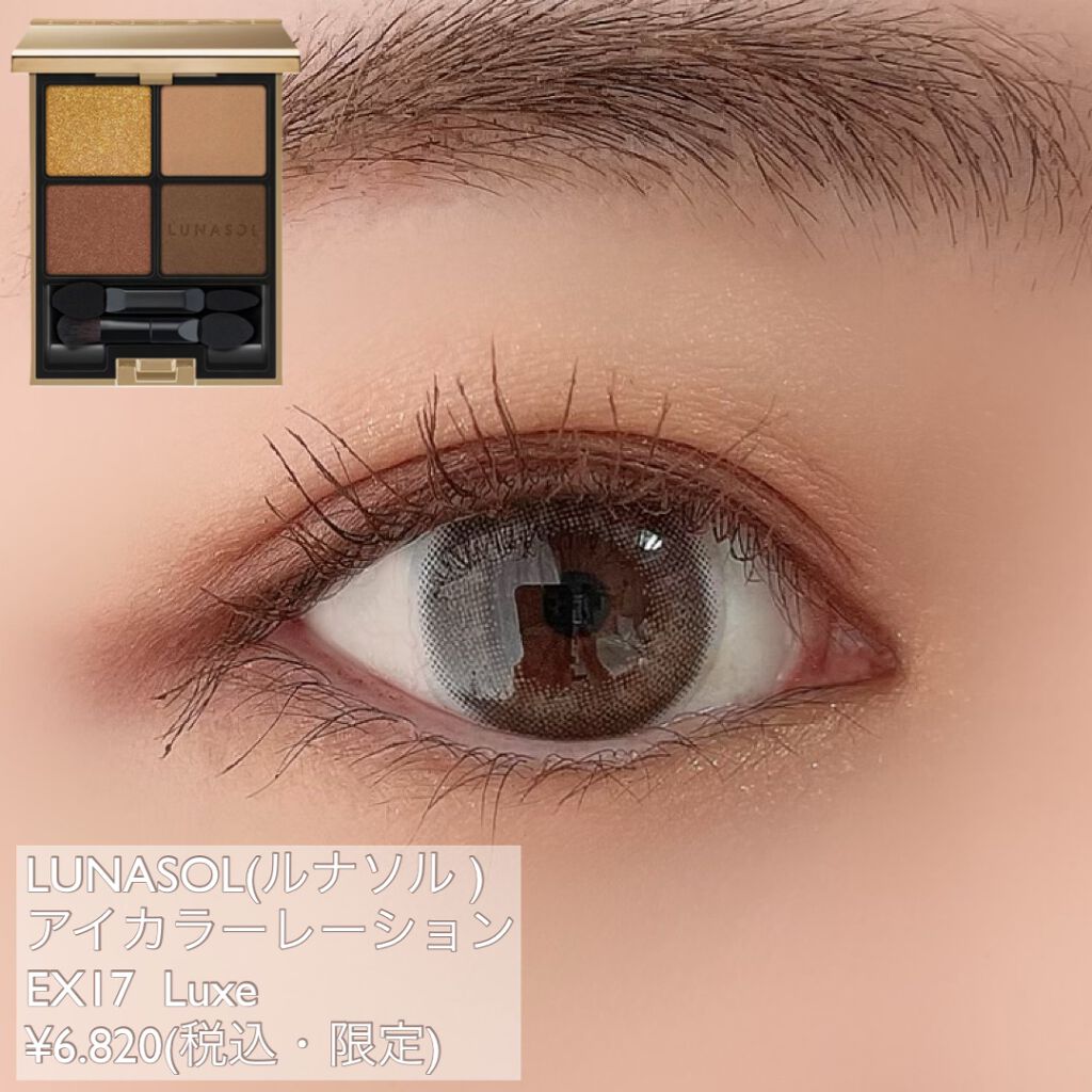 アイカラーレーション/LUNASOL/アイシャドウパレットを使ったクチコミ（1枚目）