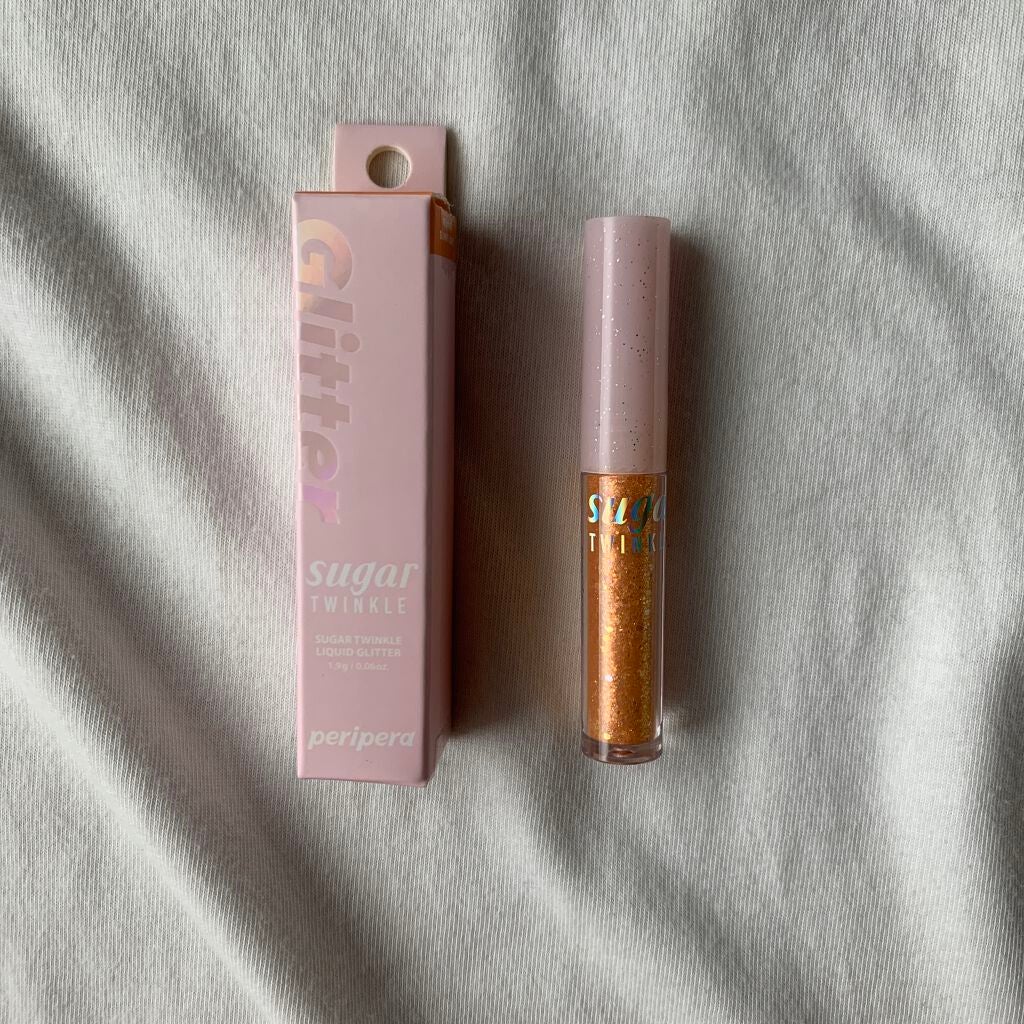 シュガー トゥインクル リキッド グリッター/PERIPERA/グリッターを使ったクチコミ(1枚目)