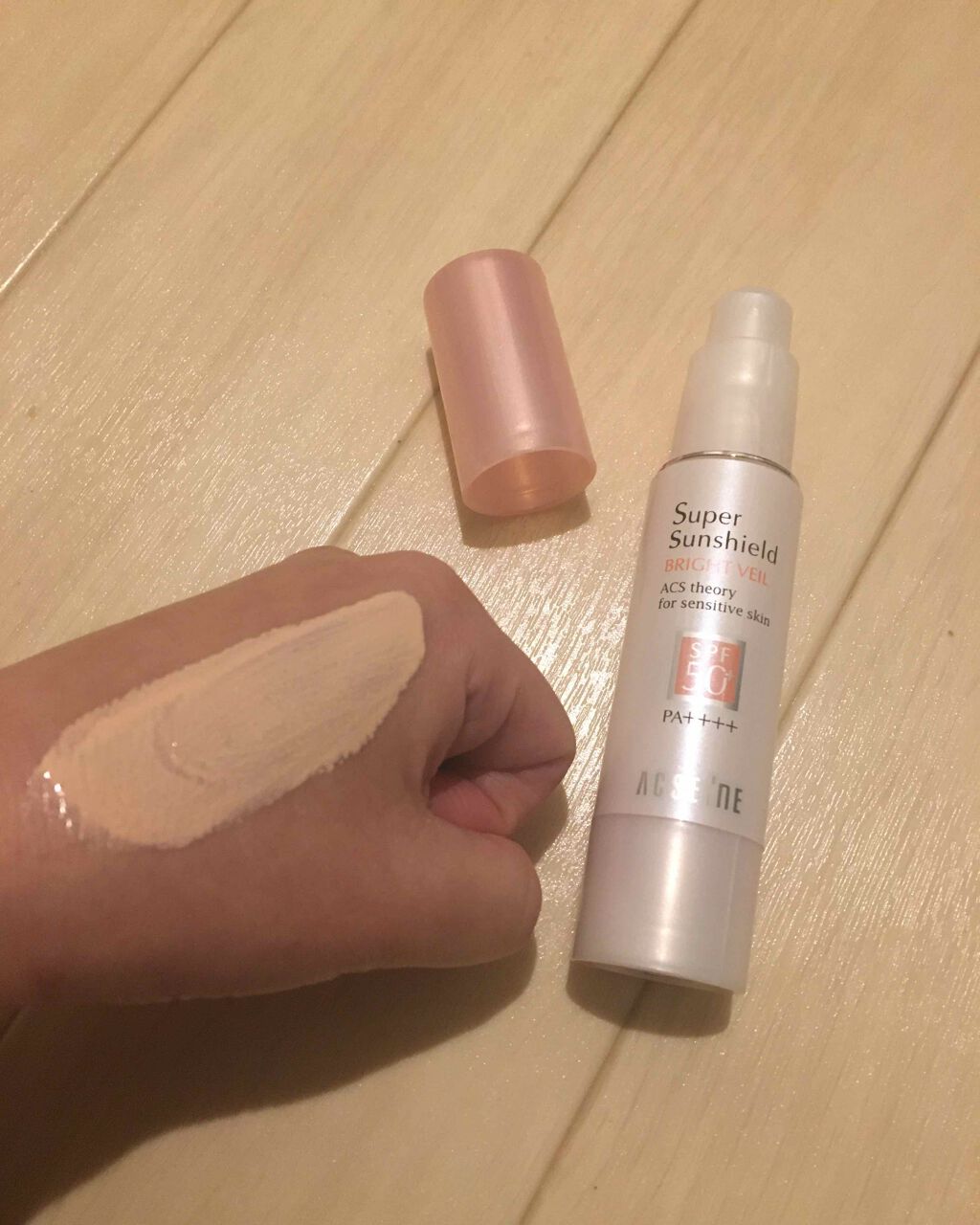 スーパーサンシールド ブライトヴェール<R>/ACSEINE/日焼け止め・UVケアを使ったクチコミ(2枚目)