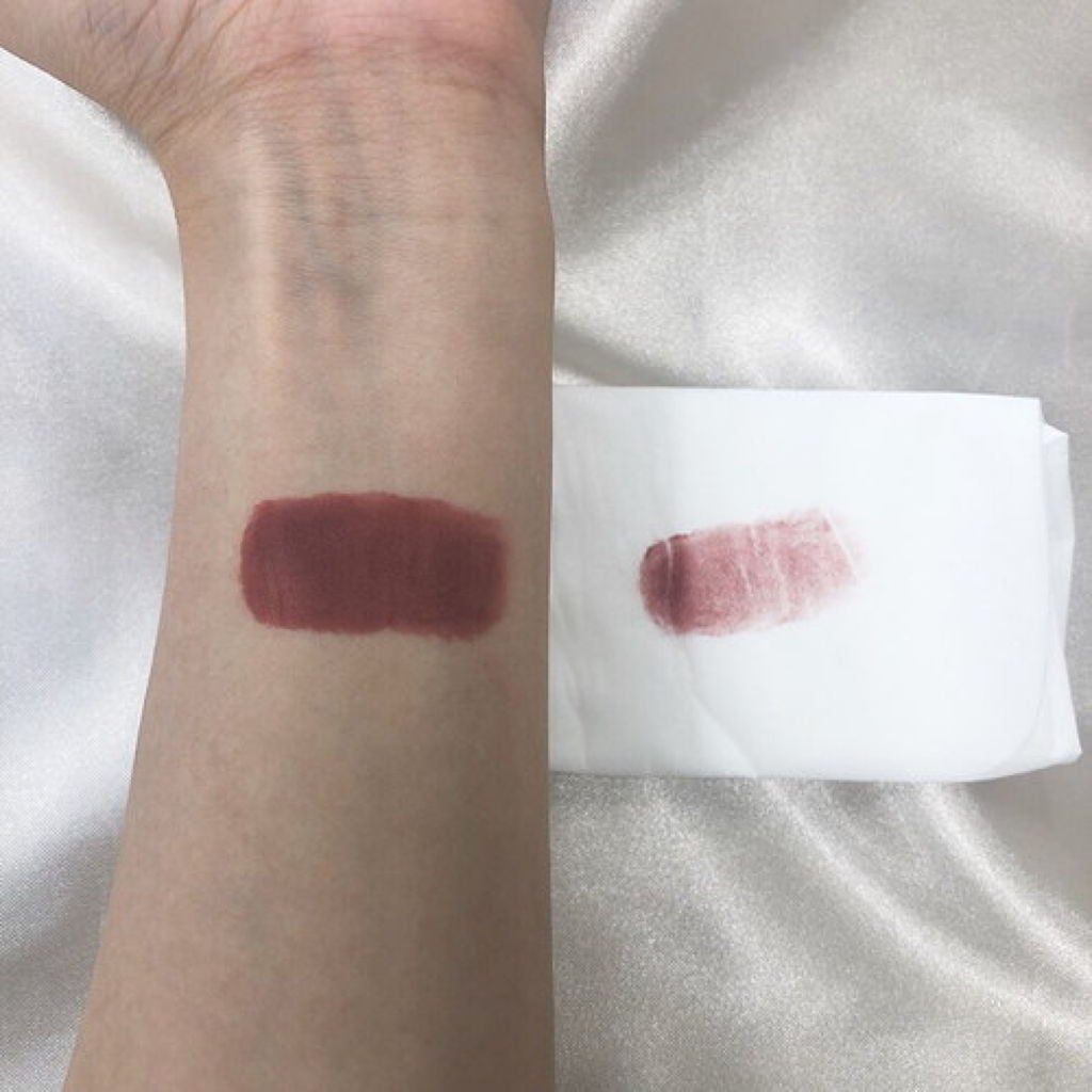 ゼロベルベットティント/rom&nd/リップティントを使ったクチコミ(4枚目)