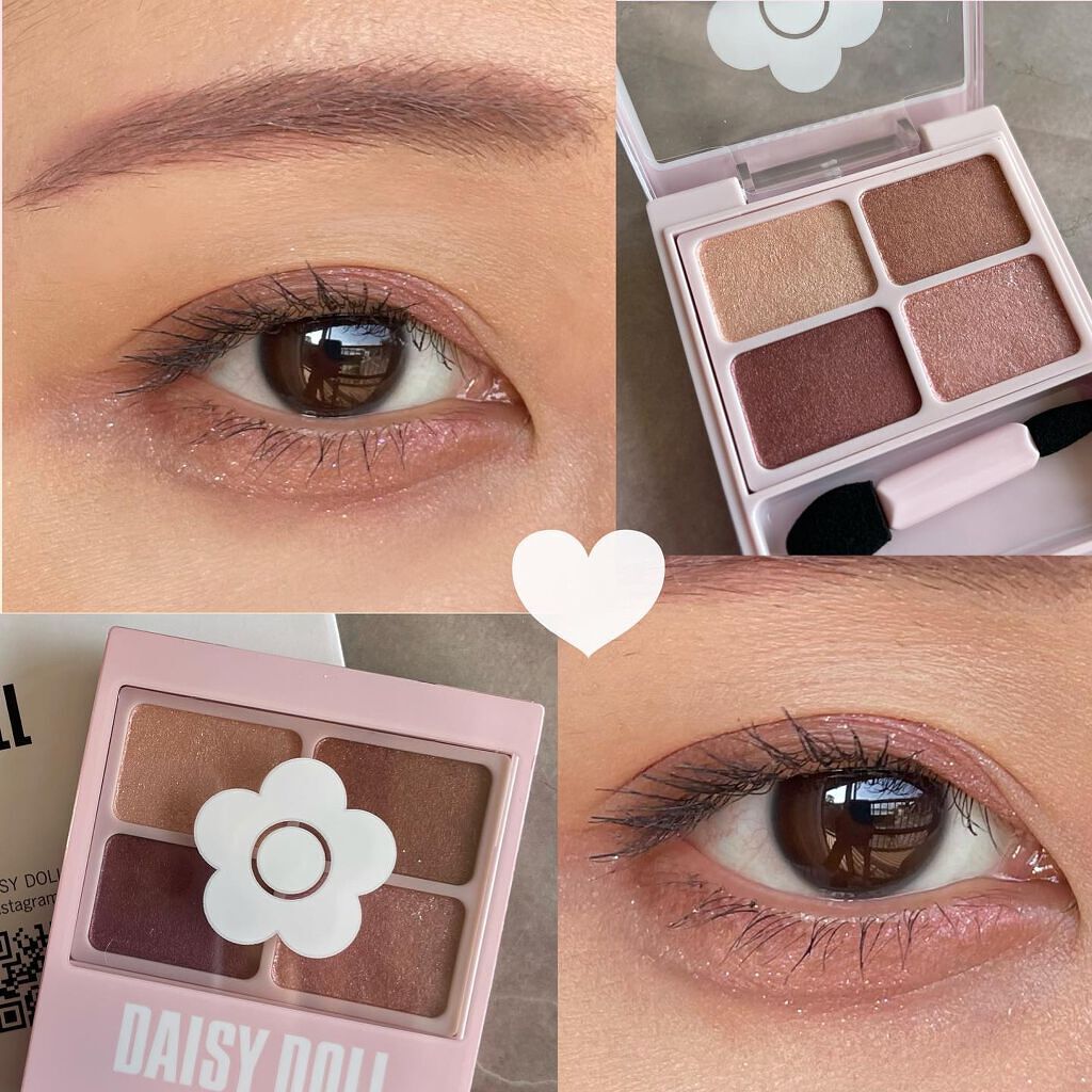 デイジードール アイカラー パレット/DAISY DOLL by MARY QUANT/アイシャドウパレットを使ったクチコミ(5枚目)