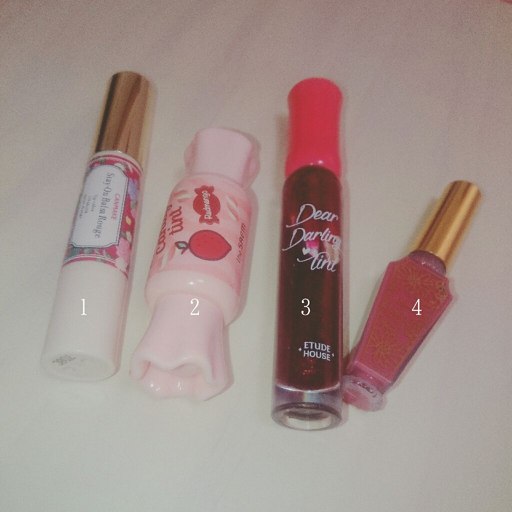 ステイオンバームルージュ/キャンメイク/口紅を使ったクチコミ(2枚目)