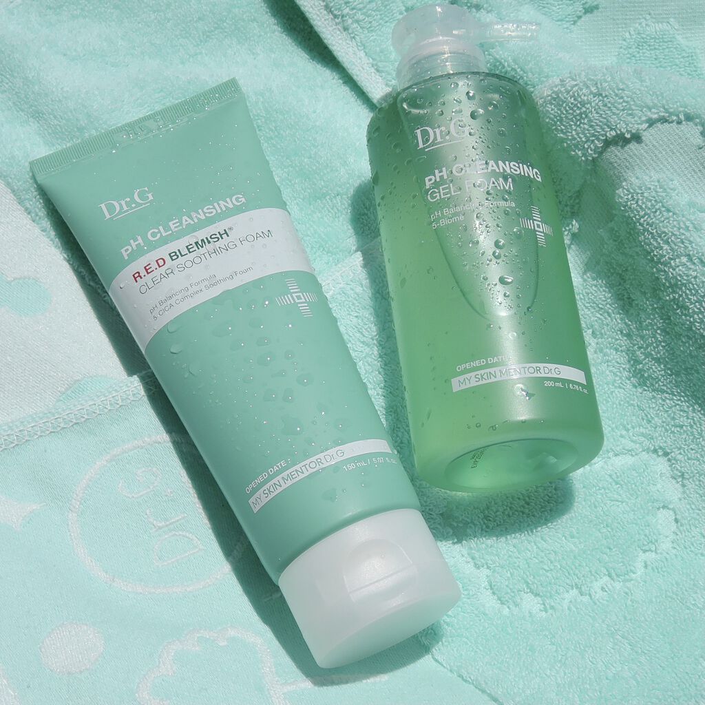 弱酸性クレンジングジェルフォーム/Dr.G/その他洗顔料を使ったクチコミ（3枚目）