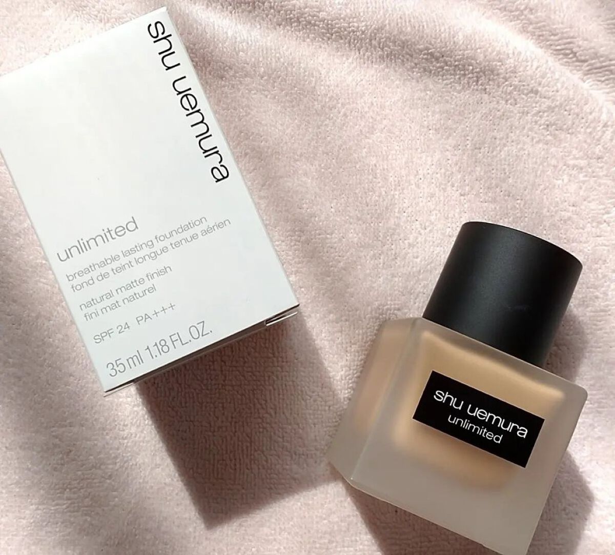 （旧）アンリミテッド ラスティング フルイド/shu uemura/リキッドファンデーションを使ったクチコミ（1枚目）