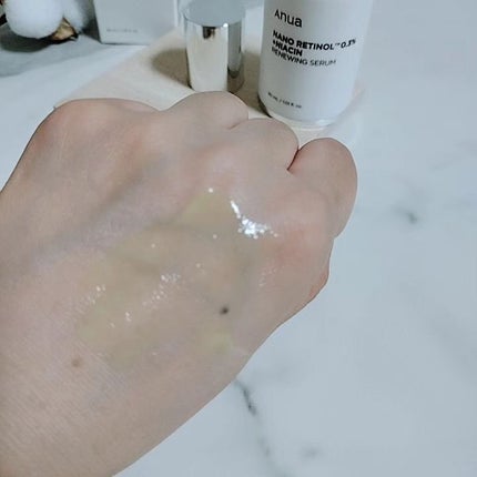 レチノール0.3 ナイアシンリニューイングセラム/Anua/美容液を使ったクチコミ(4枚目)
