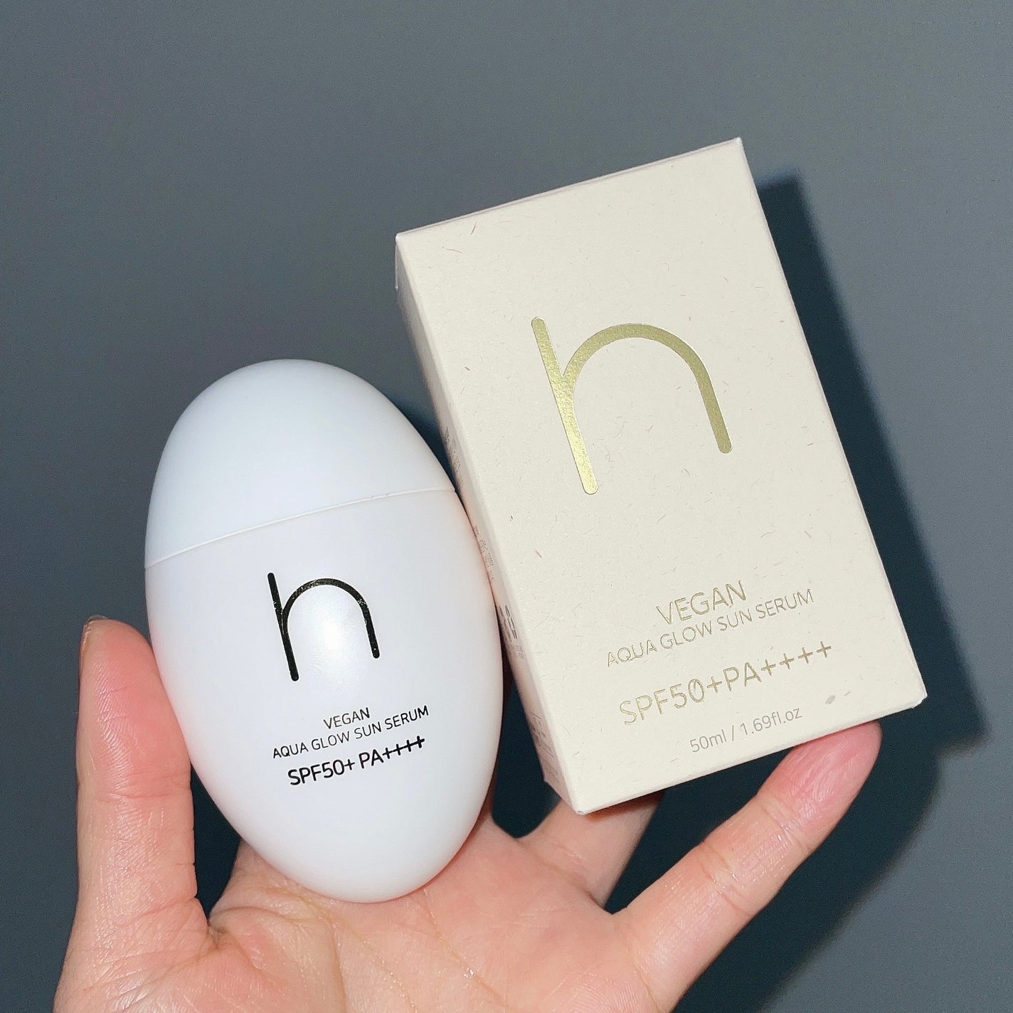 ヴィーガンアクアグロウサンセラム/HAMEL/日焼け止めローションを使ったクチコミ(7枚目)