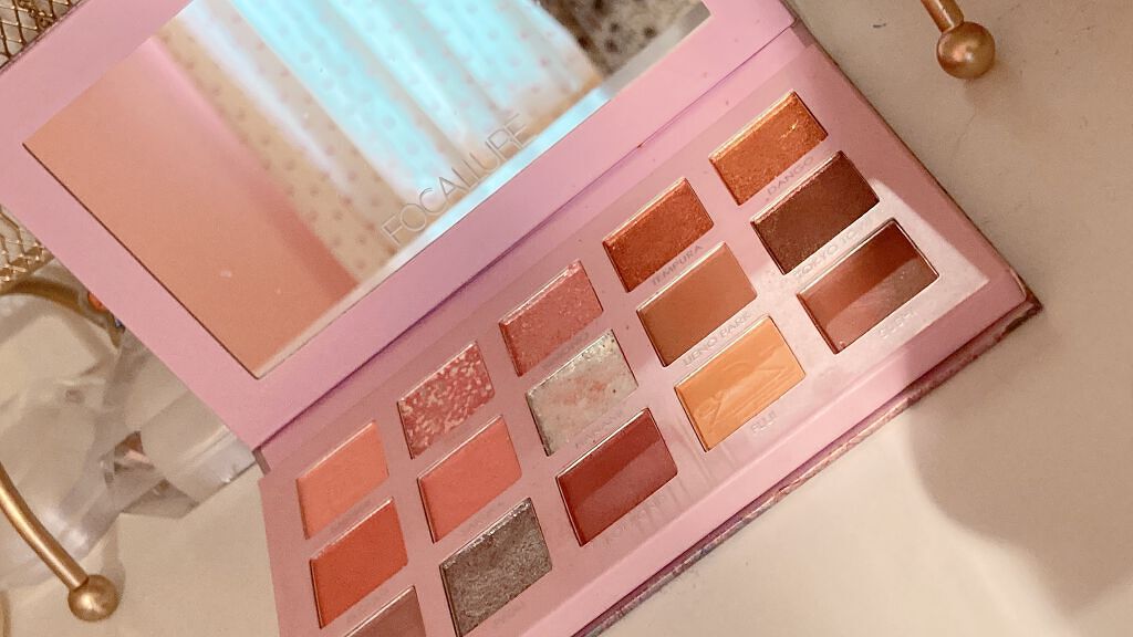 GO TRAVEL 15色アイシャドウパレット/FOCALLURE/アイシャドウパレットを使ったクチコミ（1枚目）