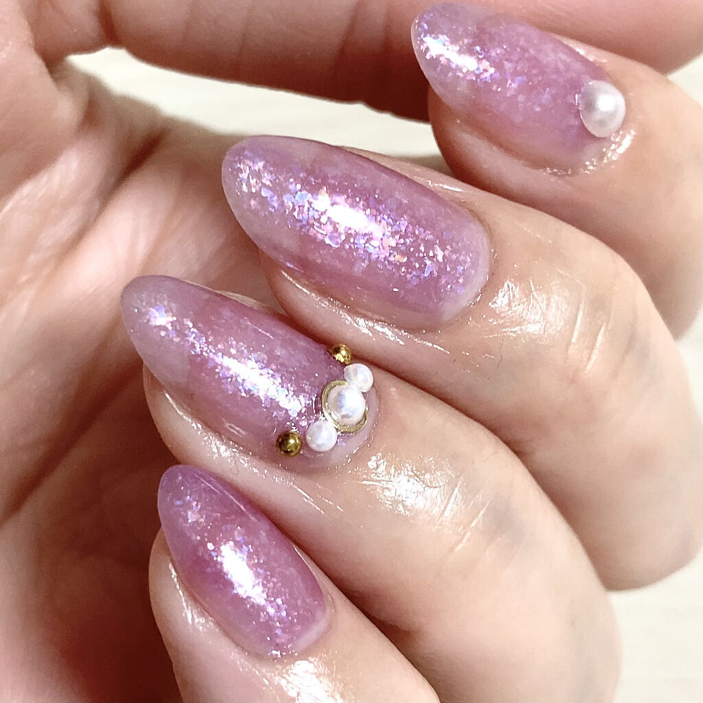 フレンドネイル(リニューアル品)	 1-21(33137)プリズムバイオレット/DAISO/マニキュアを使ったクチコミ（3枚目）