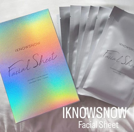フェイシャルシート/IKNOWSNOW/シートマスク・パックを使ったクチコミ(1枚目)