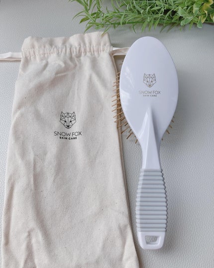 プレミアム FOXカッサ ヘアブラシ/SNOW FOX SKINCARE/ヘアブラシを使ったクチコミ(2枚目)