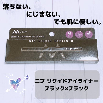 ニブ リクイドアイライナー BK1/ATSUSHI NAKASHIMA Cosme/リキッドアイライナーを使ったクチコミ(1枚目)