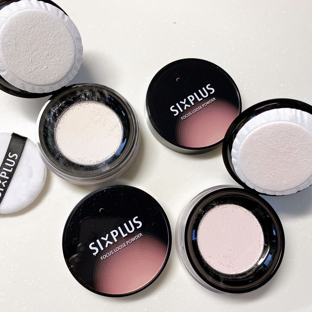 SIXPLUS ソフト フォーカス ブライト二ングルースパウダー #01ホワイトパール /SIXPLUS/ルースパウダーを使ったクチコミ（2枚目）