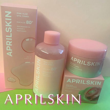ピンクアロエメレンゲクレンザー/APRILSKIN/その他洗顔料を使ったクチコミ(1枚目)