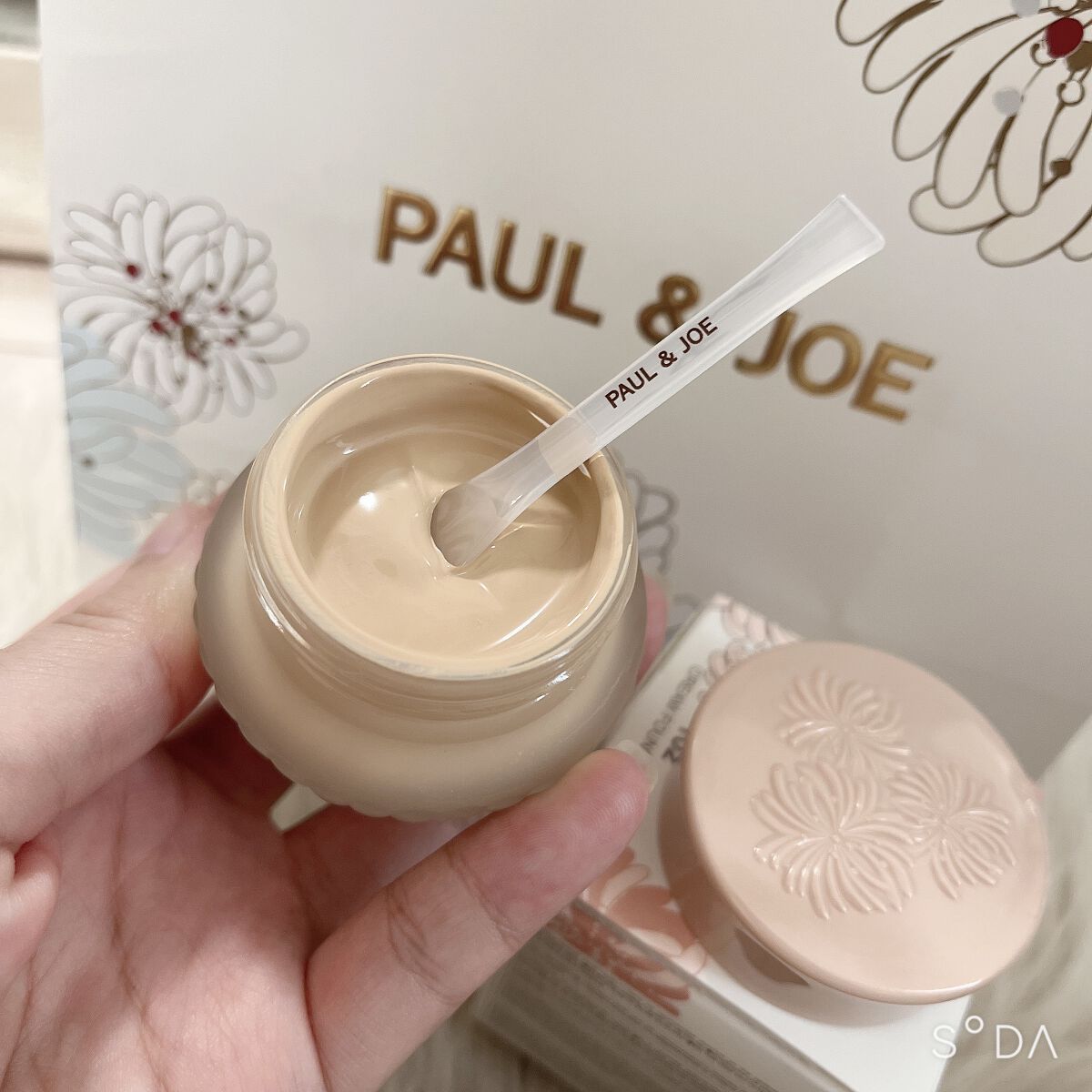 フォンダン クリーム ファンデーション/PAUL & JOE BEAUTE/クリーム・エマルジョンファンデーションを使ったクチコミ（2枚目）