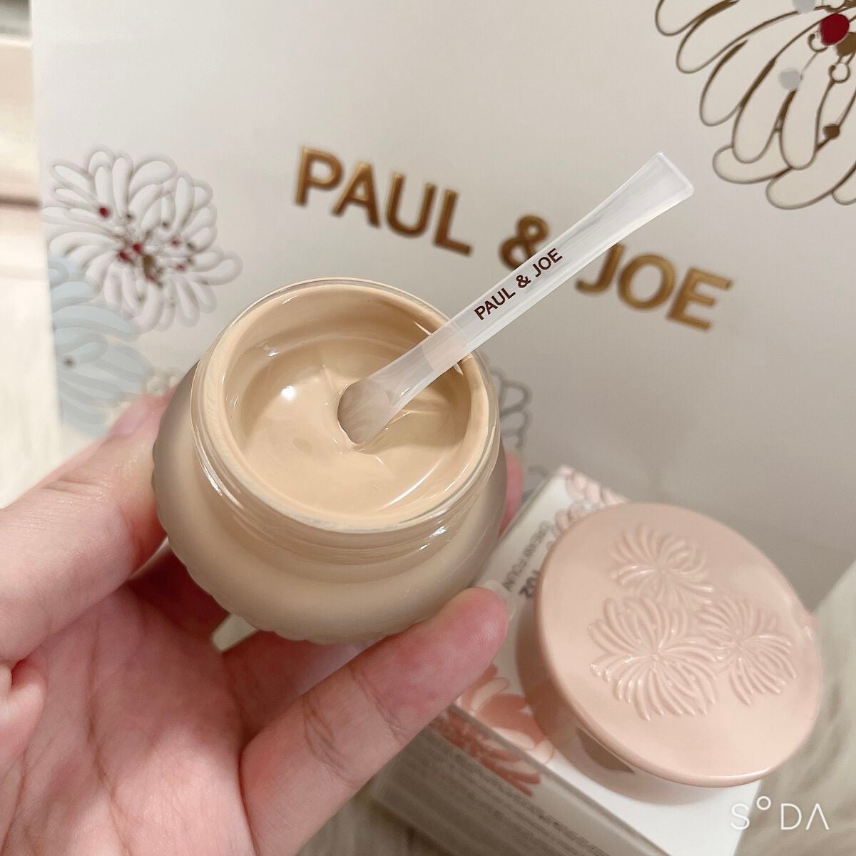 フォンダン クリーム ファンデーション/PAUL & JOE BEAUTE/クリーム・エマルジョンファンデーションを使ったクチコミ(2枚目)