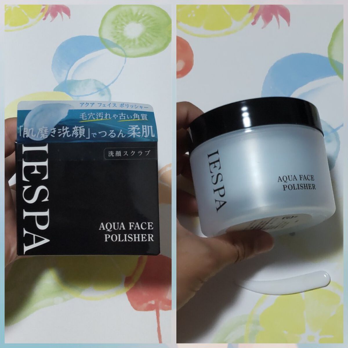 アクアフェイスポリッシャー/イエスパ/スクラブ・ゴマージュを使ったクチコミ（1枚目）