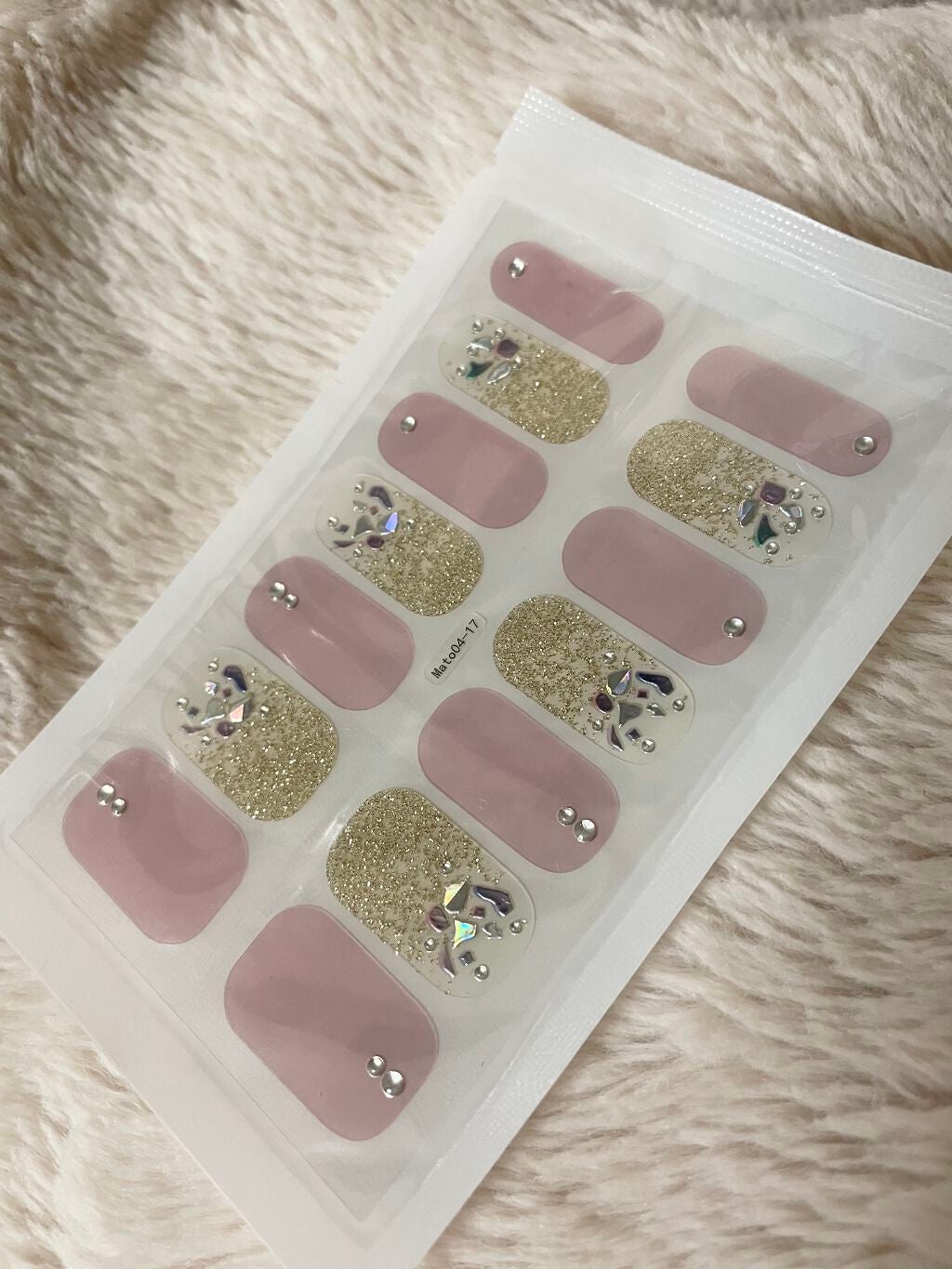 ネイルシール/Qoo10/ネイルシールを使ったクチコミ(1枚目)