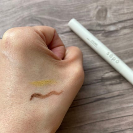 Ayumi@一重 on LIPS 「【sopo】パウダー&ライナー02アイスレモネード¥1265フ..」(2枚目)